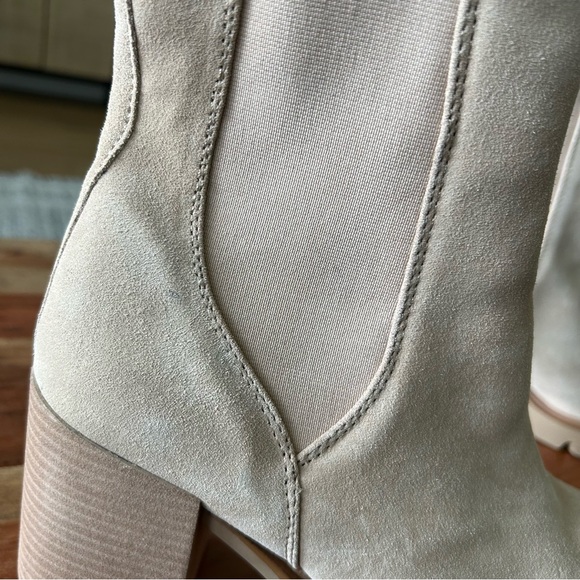 New Sam Edelman Rollins Chelsea Suede Boots - Picture 4 of 7